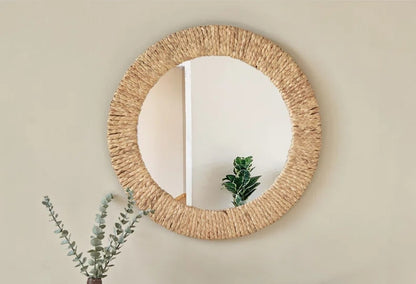 50" Natural Rope Wall Mirror