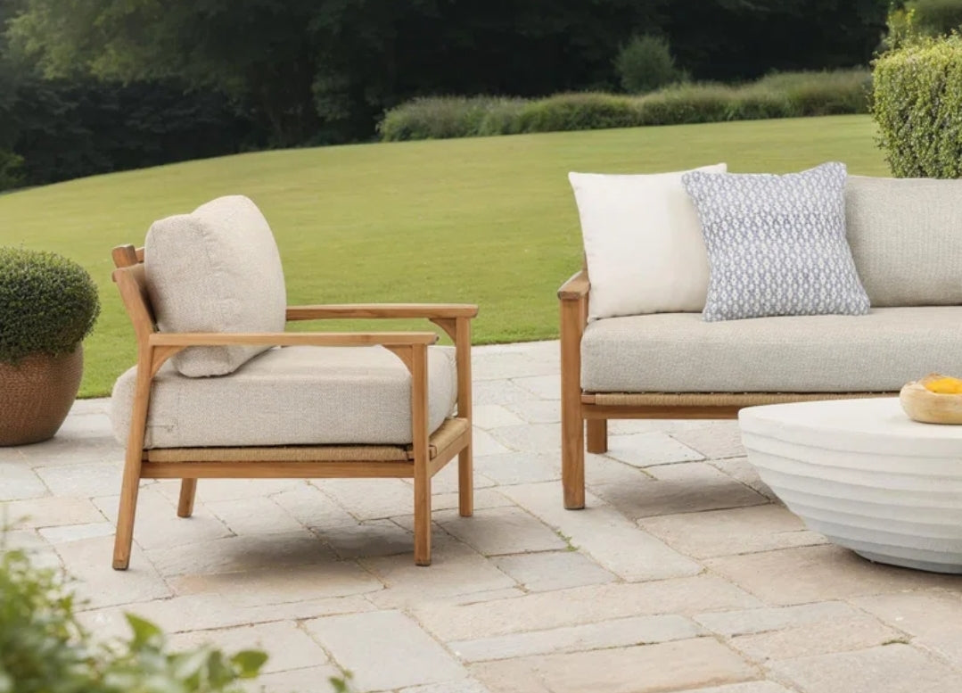 Lexy Teak Sofa/Chair Convo