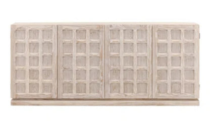 Harrison 86" Reclaimed Wood Sideboard Whitewash