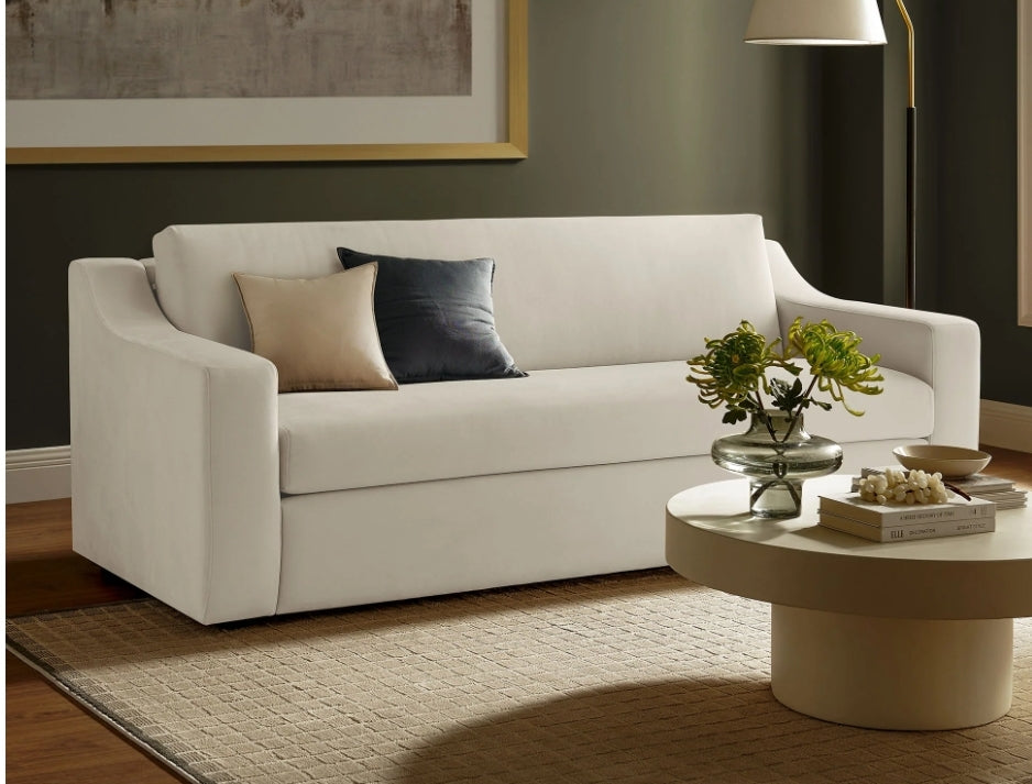 Landry Performance Sofa in Alabaster