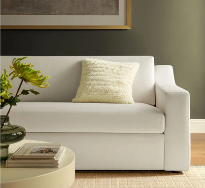 Landry Performance Sofa in Alabaster