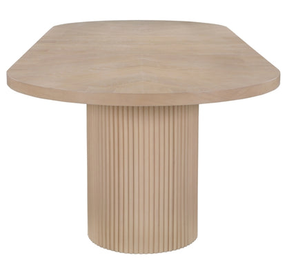 Harmonique Light Oak Wood Dining Table