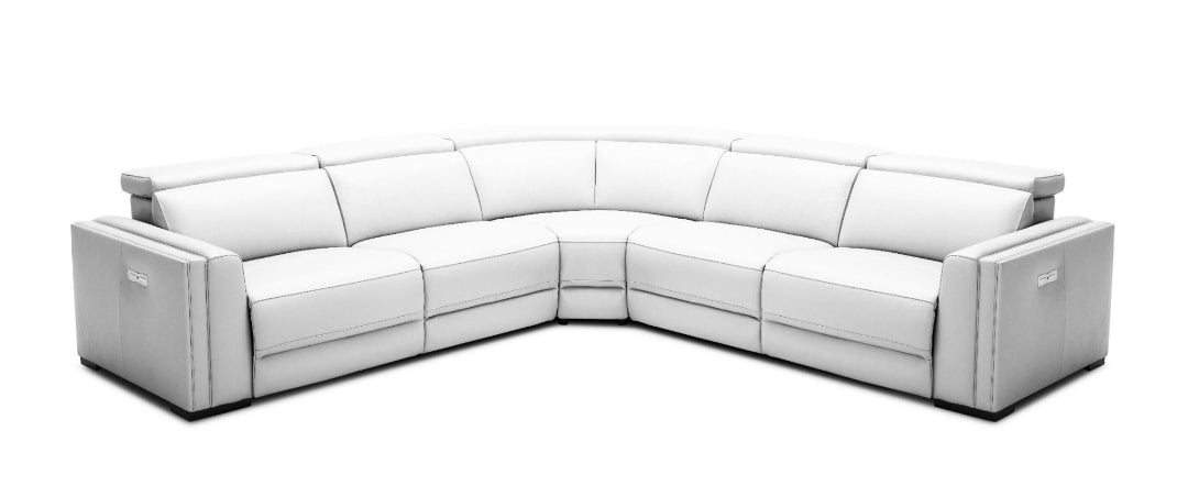 Frazier Top Grain Leather Sectional