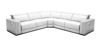 Frazier Top Grain Leather Sectional