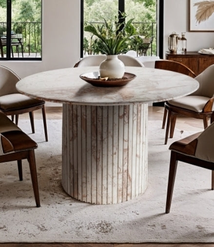 Mardi Marble Dining Table