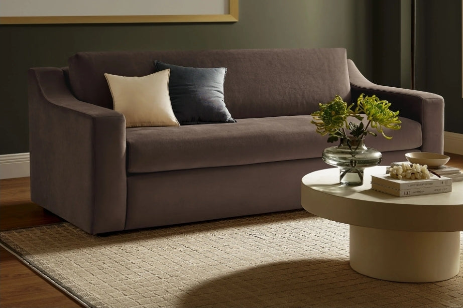 Landry Performance Sofa in Chocolate