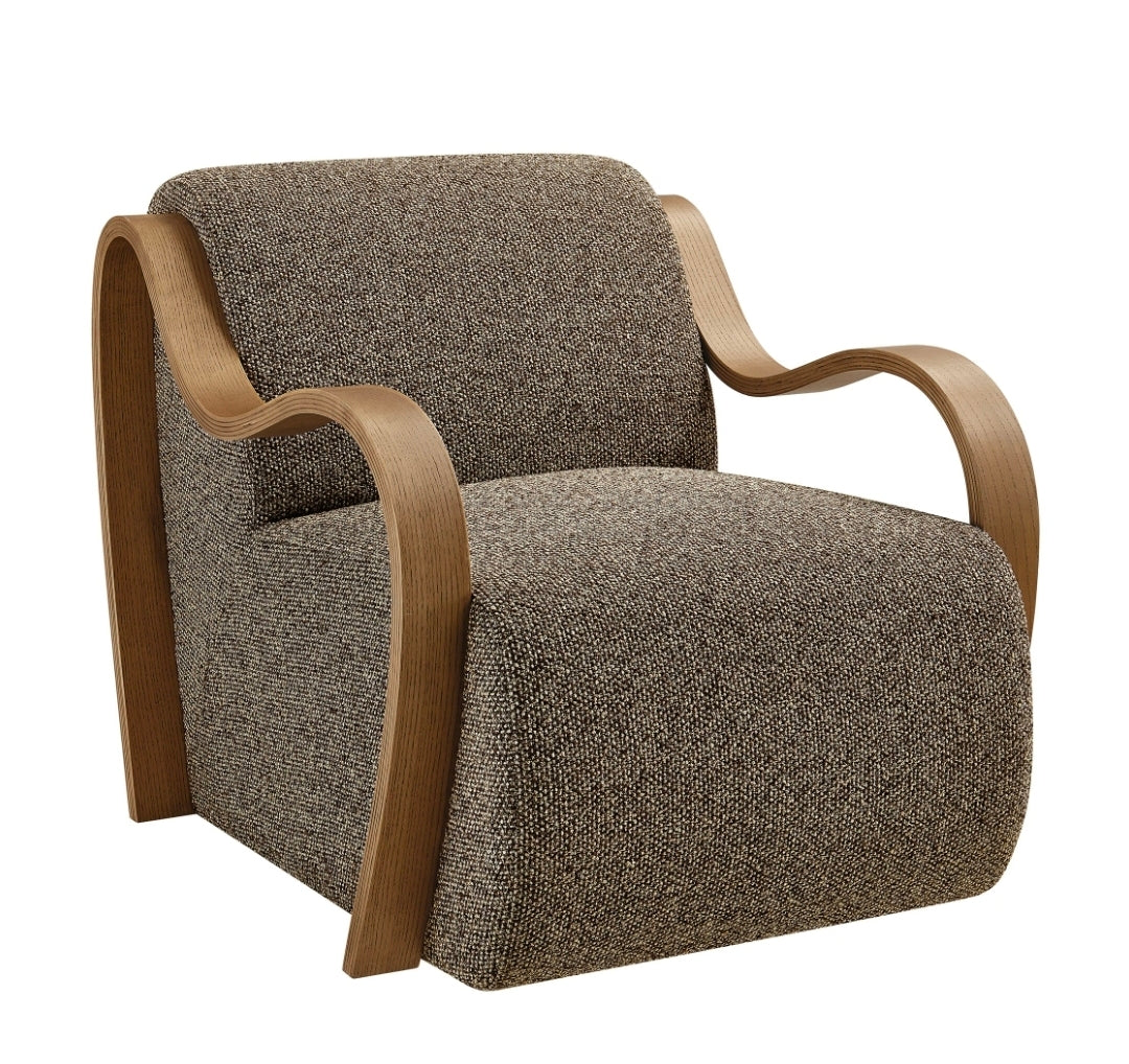 Le Coeur accent chair - shroom color