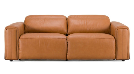 Sandstone Leather Recliner Sofa