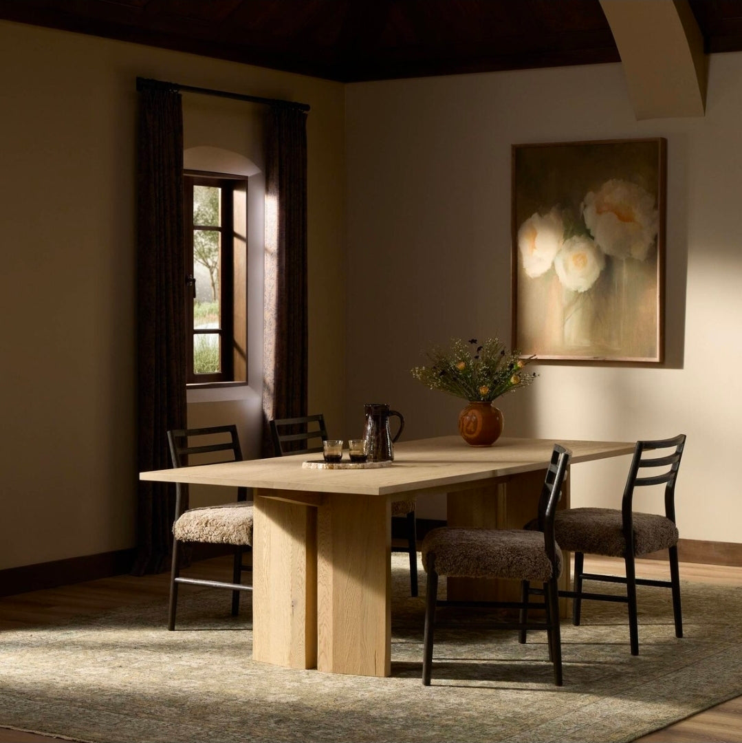 Emerald Solid Oak Dining Table