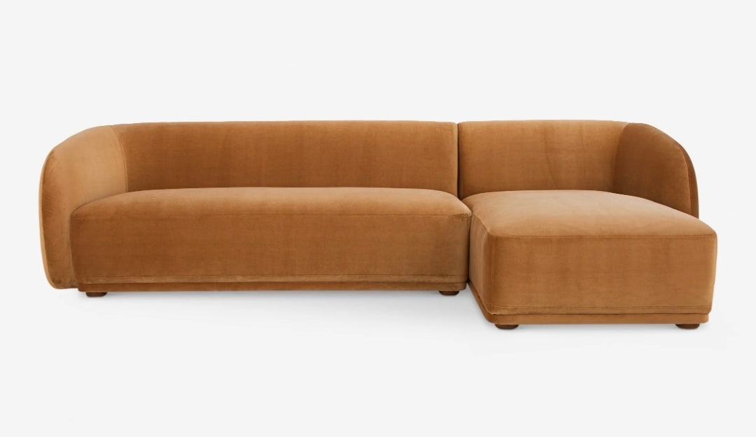 Maas Faux Mohair Sectional