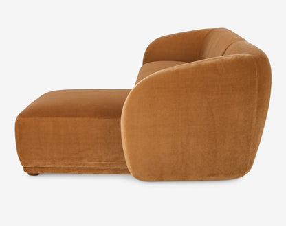 Maas Faux Mohair Sectional