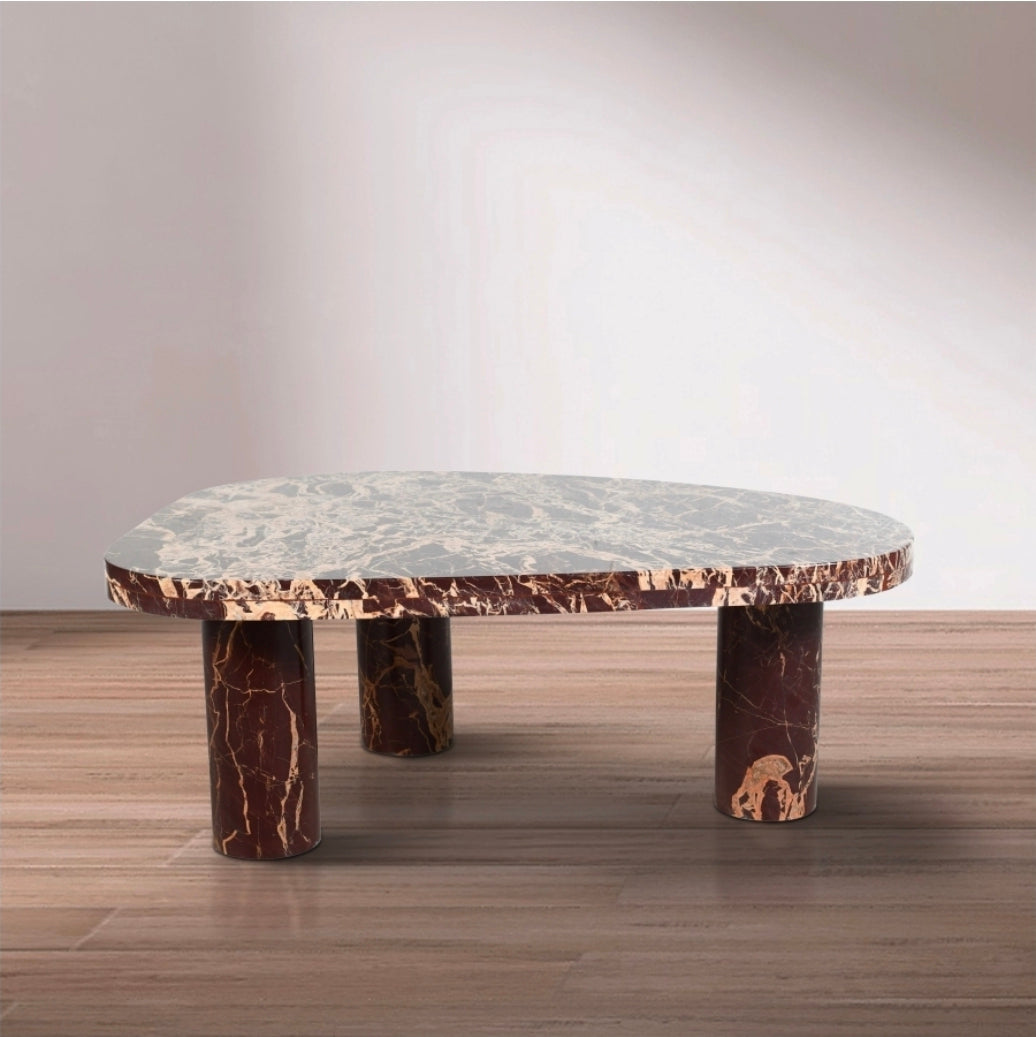 Merlot Marble Coffee Table