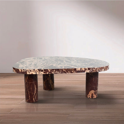 Merlot Marble Coffee Table