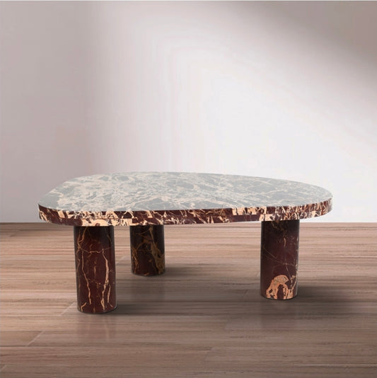 Merlot Marble Coffee Table