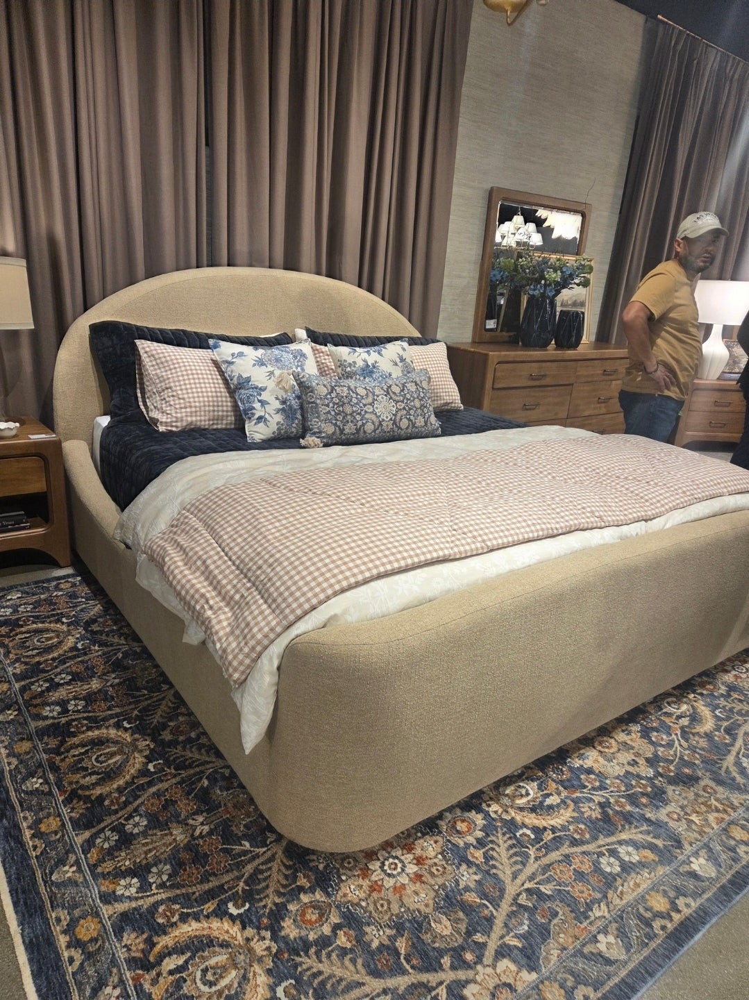 Nabina Upholstered Bed