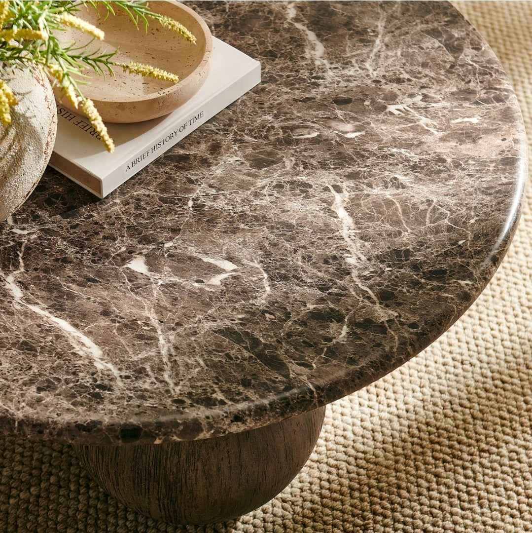 Madison Spherical Marble Coffee Table