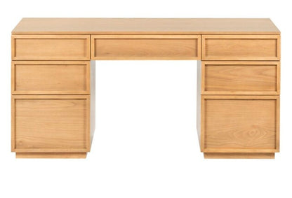 Lance 7 Drawer Wood Desk