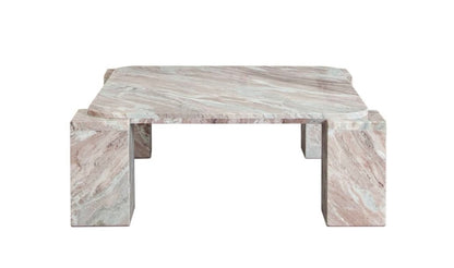 Siena Sculptural Marble Coffee Table.