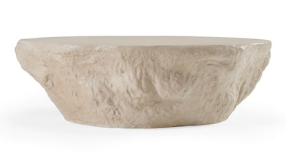 Solana Sculptural Travertine Coffee Table