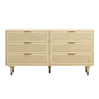 Sierra Buttermilk 6 Drawer Dresser