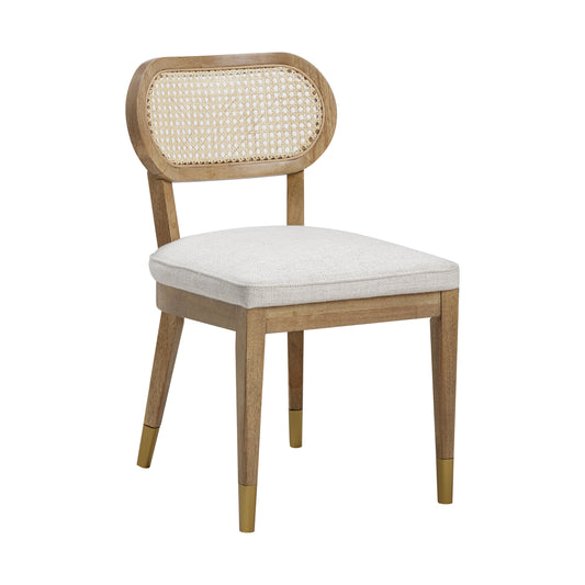 Cosette Natural Performance Linen Dining Chair