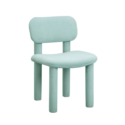 Elise Pale Blue Performance Velvet Dining Chair