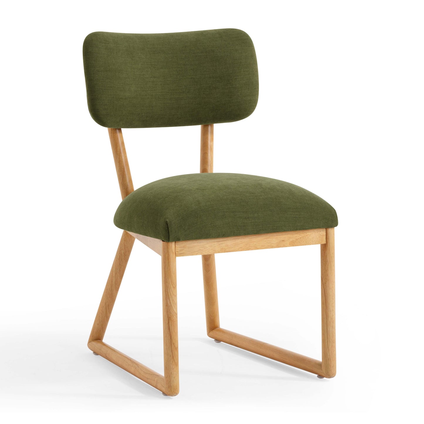 Bobbie Green Performance Upcycled Fabric Dining Chair