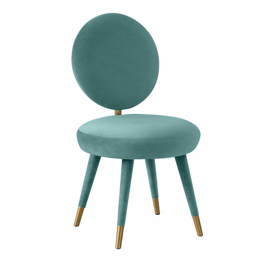 Kylie Sea Blue Velvet Dining Chair