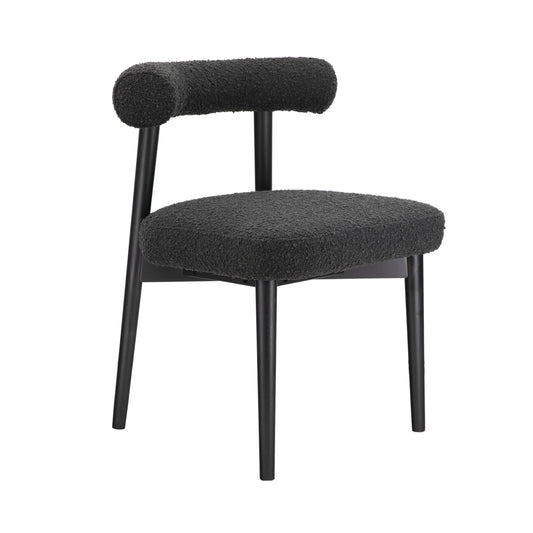 Spara Black Performance Boucle Side Chair