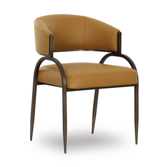 Tatum Tan Performance Vegan Leather Dining Chair