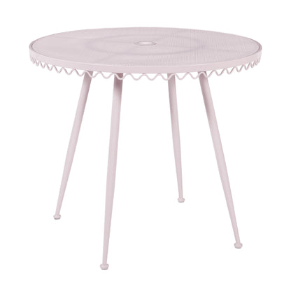 Erica Pink Wrought Iron Outdoor Cafe Table