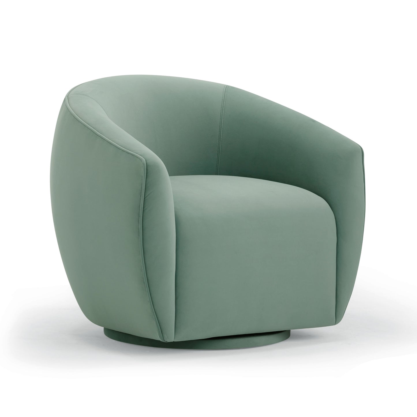 Jordan Sea Blue Velvet Swivel Chair