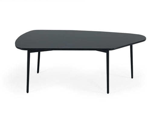 Modrest Andros - Black Marble + Black Metal Coffee Table