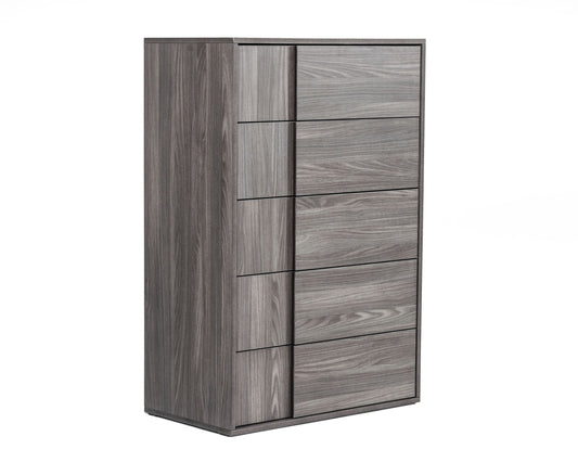 Nova Domus Asus - Italian Modern Elm Grey Chest