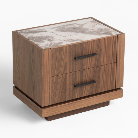 Nova Domus Bailey- Modern Walnut Nightstand