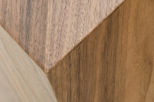 Modrest Rackham Mid-Century Walnut Round Dining Table