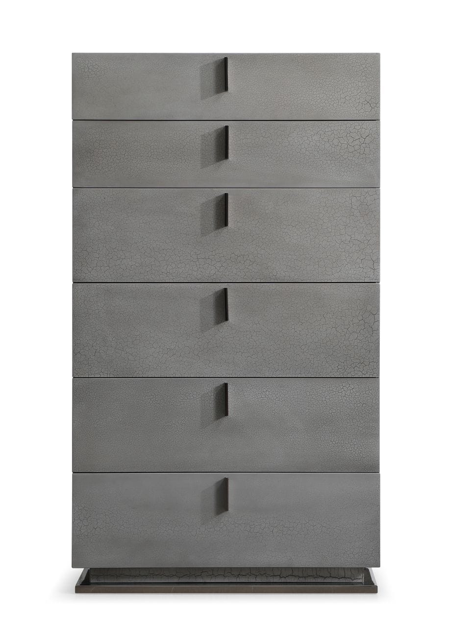 Modrest Buckley - Modern Grey Crackle Chest