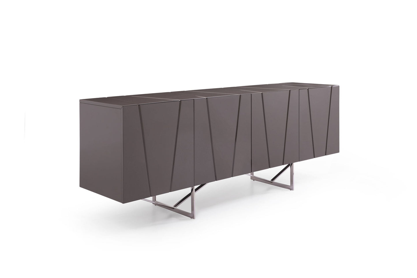 Modrest Chrysler - Modern Grey High Gloss Buffet