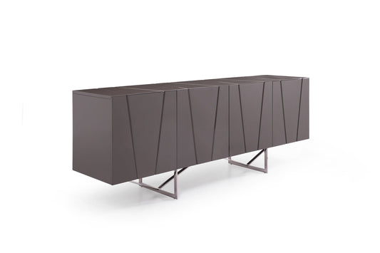 Modrest Chrysler - Modern Grey High Gloss Buffet