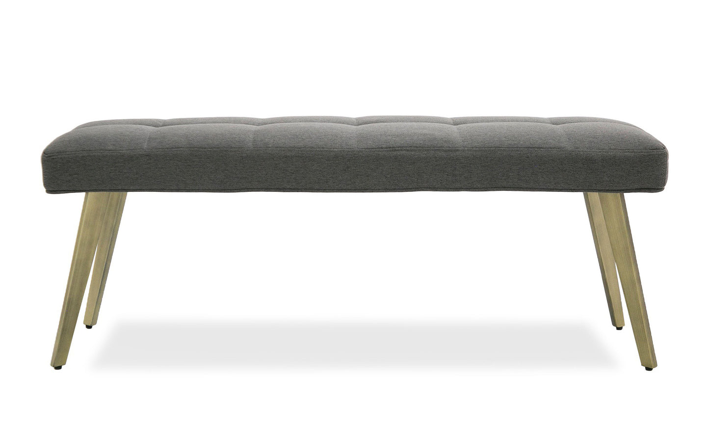 Modrest Cici - Contemporary Grey & Antique Brass Bench