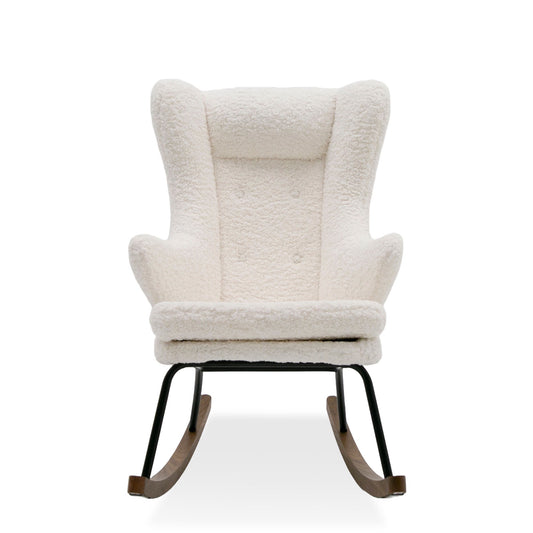 Modrest Colfax - Modern White Sheep Rocking Chair