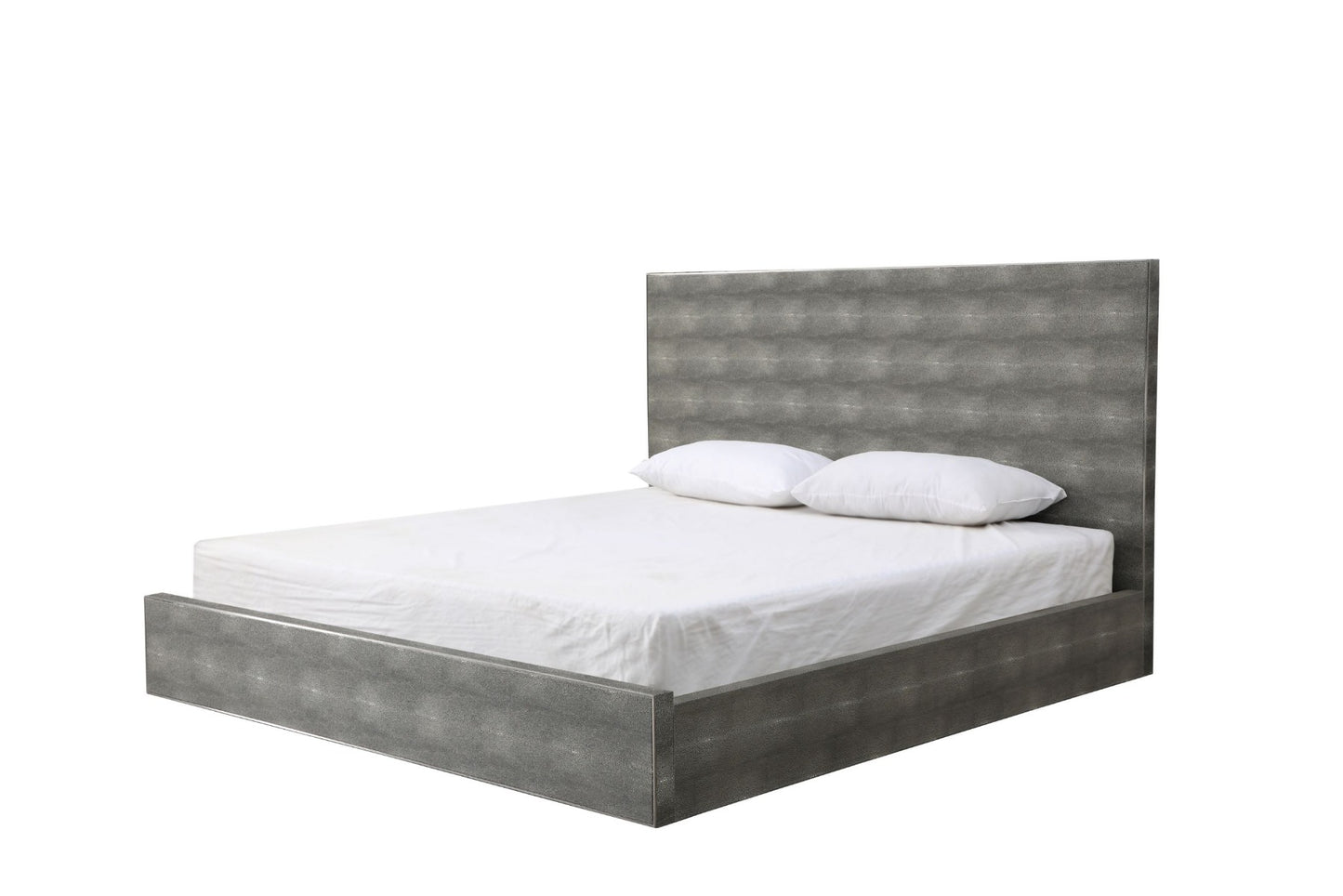 Modrest Dynasty - Eastern King Modern Shagreen Bed