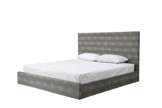 Modrest Dynasty - Eastern King Modern Shagreen Bed