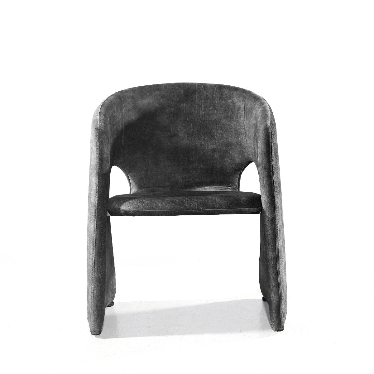 Modrest - Malvern Modern Dark Grey Fabric Dining Chair