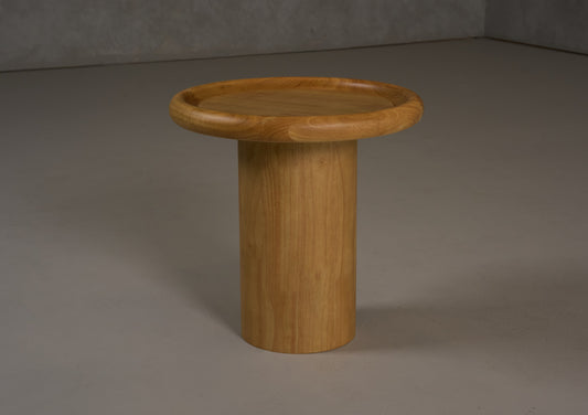 Modrest Electra - Modern Round Rubberwood End Table