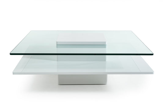 Emulsion Modern White Coffee Table