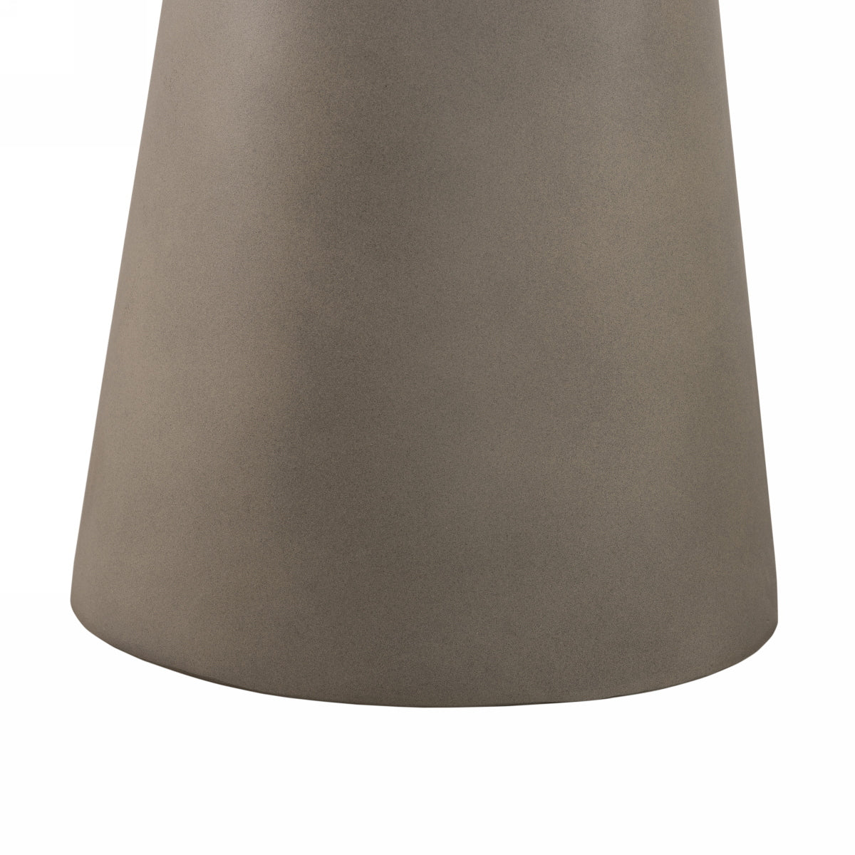 Nova Domus Essex - Contemporary Concrete, Metal and Glass End Table