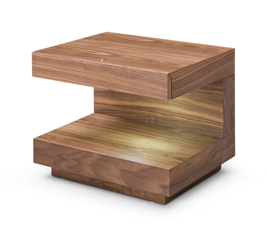 Modrest Esso - Contemporary Walnut Nightstand