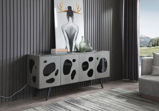 Modrest Fontana - Modern Grey Buffet