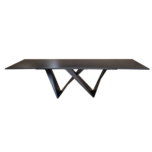 Modrest Fritz - Modern Black Extendable Ceramic Dining Table